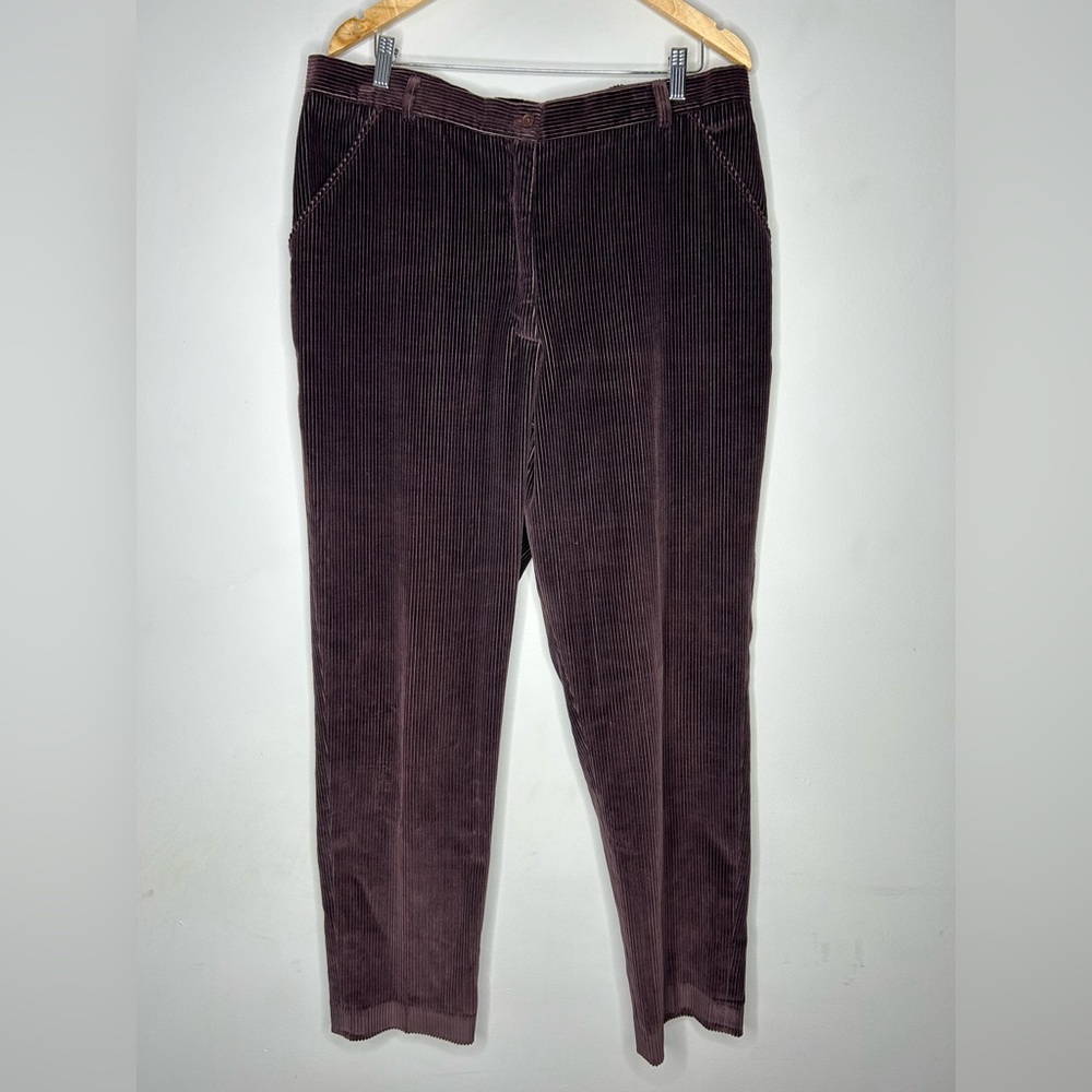 Vintageβ Only At Bloomingdale's Womens 18 Corduroy Pants Purple USA Made Retro